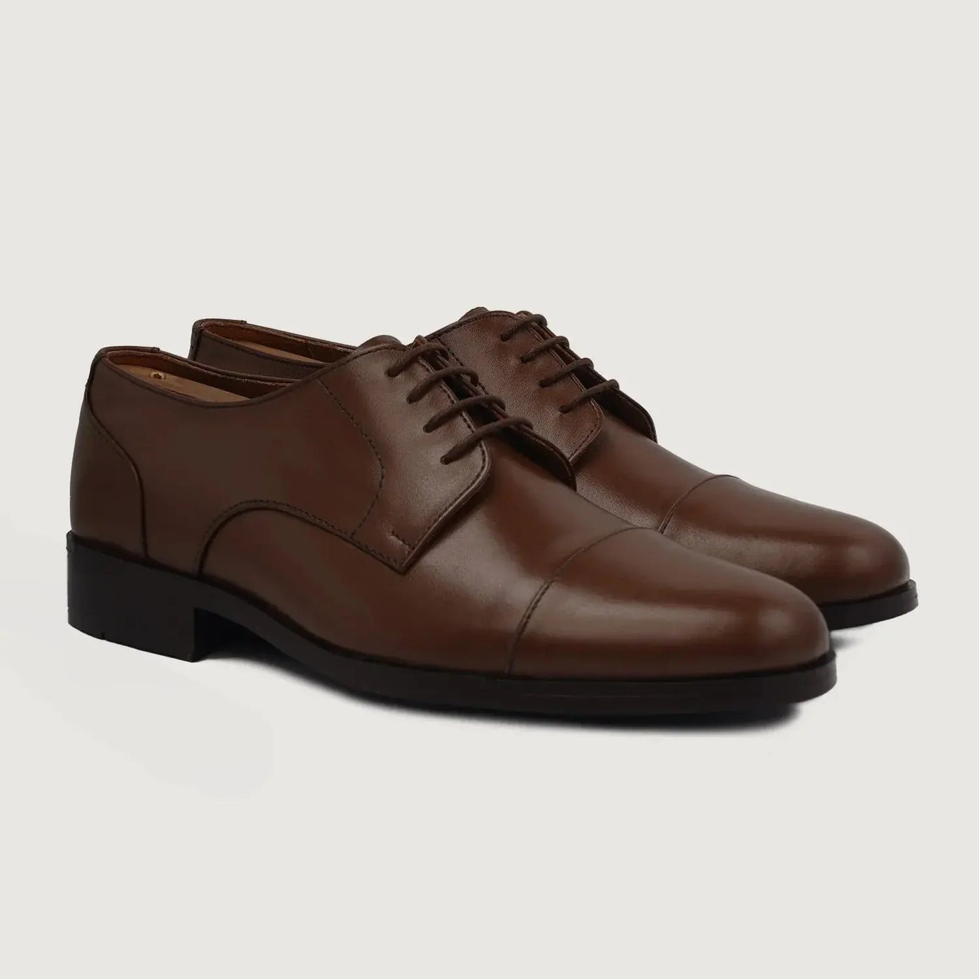 Attorney Brown Full Grain Derby Shoes