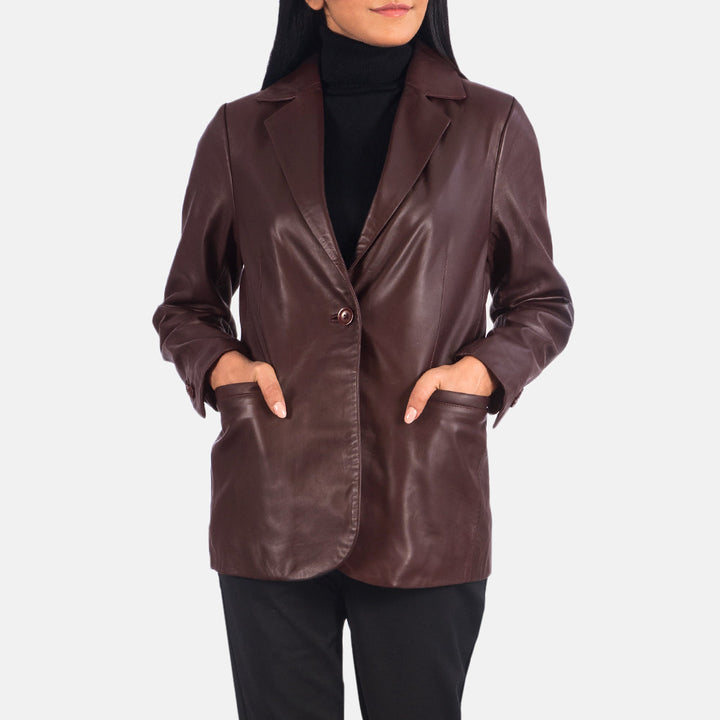 Women's Leather Blazers