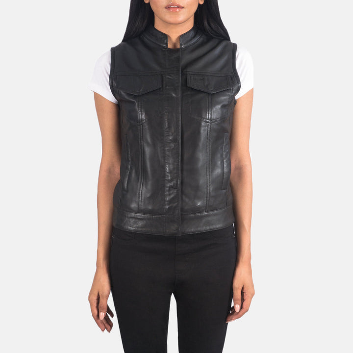 Women's Leather Vests