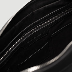 The Captain Black Leather Briefcase