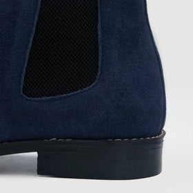 Clarkson Chelsea Midnight Blue Suede Leather Boots