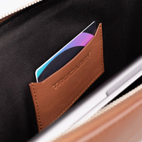 The Baxter Brown Leather Laptop Sleeve