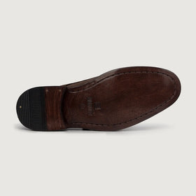 Dirk Brogues Derby Brown Leather Shoes