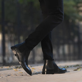 Clarkson Chelsea Black Leather Boots