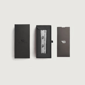 Adkins Black Leather Keychain