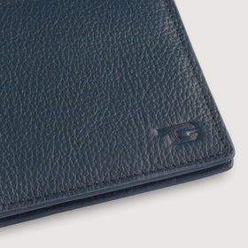 Bernardi Blue Leather Travel Wallet