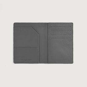Bernardi Grey Leather Travel Wallet