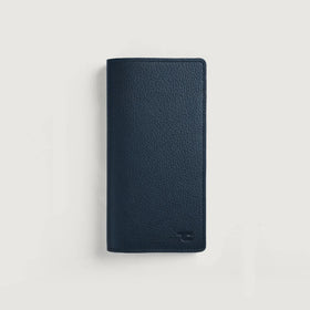 Cameron Blue Leather Long Wallet