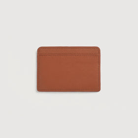 Karl Brown Leather Card Holder