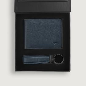 Marvin Blue Leather Gift Set