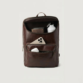 The Bedford Vintage Brown Leather Backpack