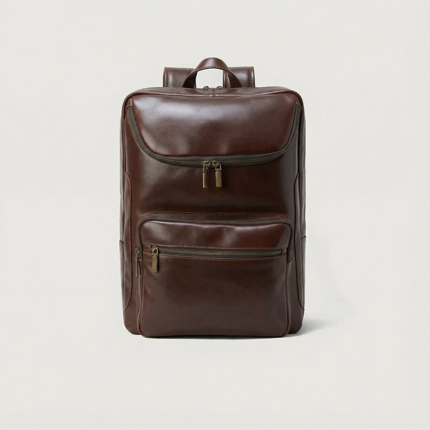 The Bedford Vintage Brown Leather Backpack
