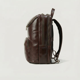 The Bedford Vintage Brown Leather Backpack