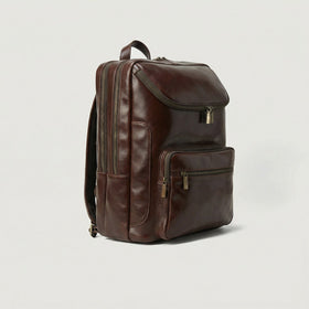 The Bedford Vintage Brown Leather Backpack
