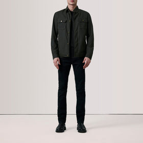 Irwin Olive Waxed Canvas Field Jacket