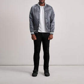Xander Grey Varsity Jacket
