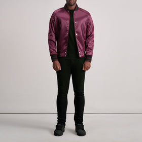 Xander Maroon Varsity Jacket
