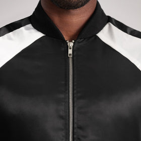 Clarke Black Varsity Jacket