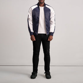 Clarke Blue Varsity Jacket