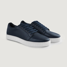 Murphy Low Top Midnight Blue Leather Sneakers