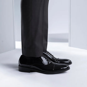 Professor Oxford Black Patent Leather Shoes