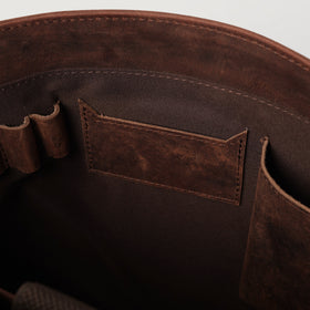 The Carismatico Vintage Distressed Brown Leather Messenger Bag