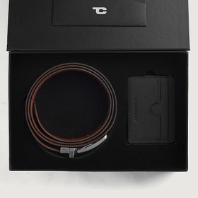 Voltor Black Leather Gift Set