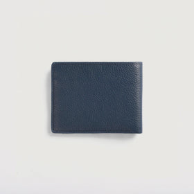 Voren Blue Leather Bi-fold Wallet