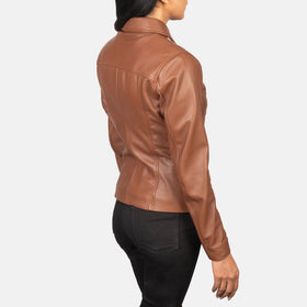Tomachi Brown Leather Jacket