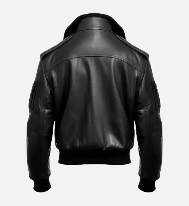 Black-Leather-F1-Flying-Shearling-Aviator-Bomber-Jacket