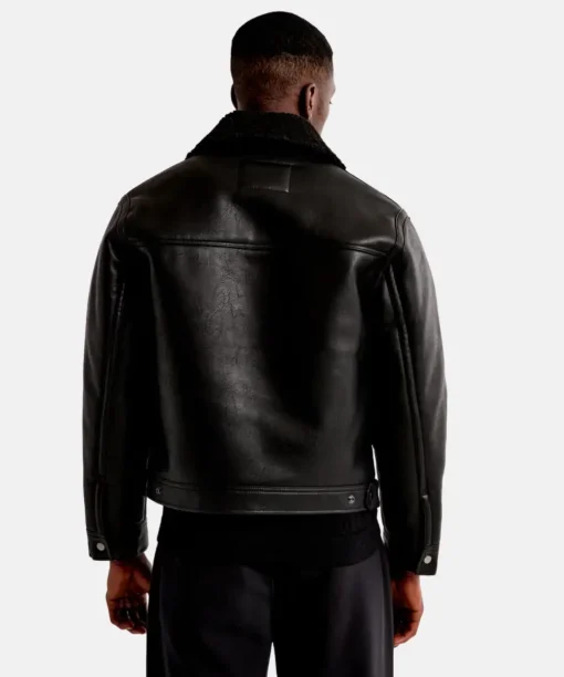 Mens-Black-Cropped-Aviator-Leather-Jacket-510×612