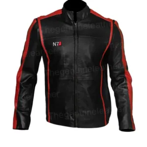 Men N7 Mass Effect 3 Biker Jacket