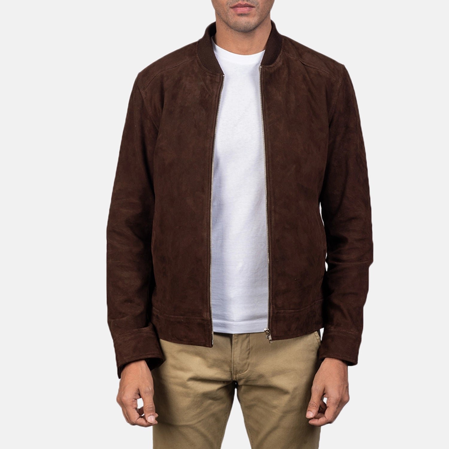 Men_s_Blain_Mocha_Suede_Bomber_Jacket_Open_Front