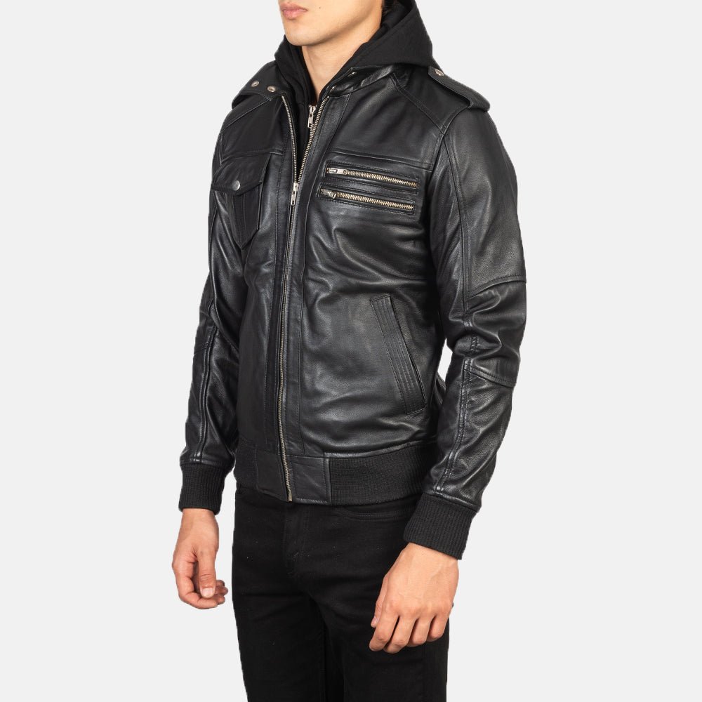 Men_s_Bravado_Black_Hooded_Leather_Bomber_Jacket_Side_Pose_4c67052b-752b-4132-bd8e-dee69639ef79